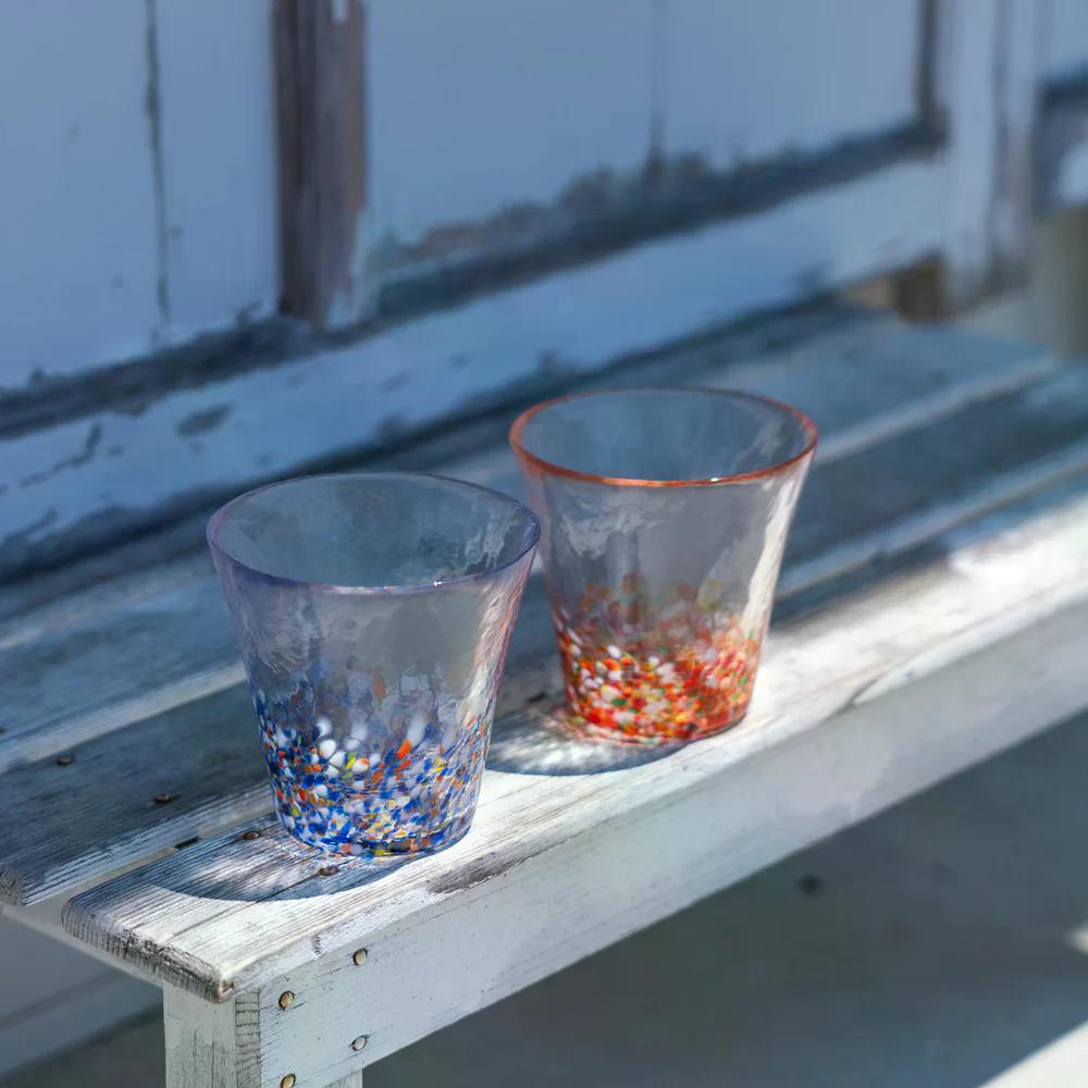 津軽びいどろ にほんの色ふうけい グラスペア（2色展開）