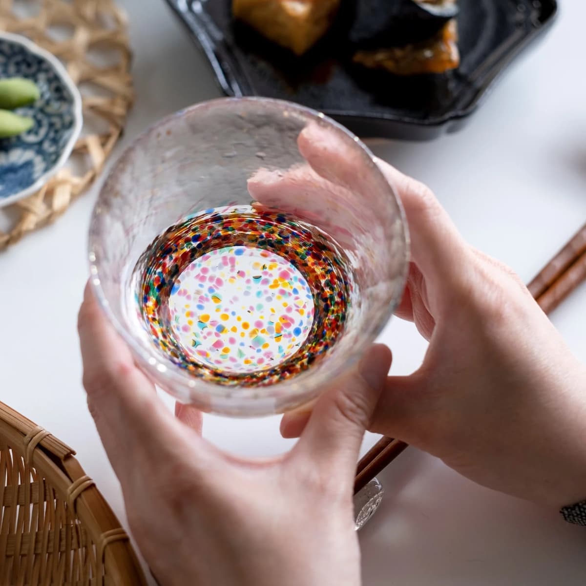 ロックグラスはなび