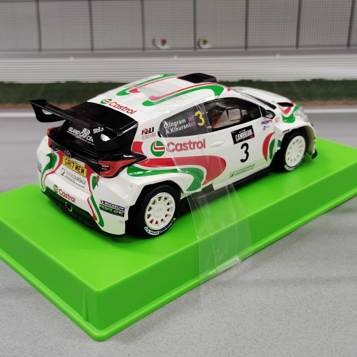 1/32スロットカー Toyota GR Yaris Rally2 No.3 Castrol AS52604a