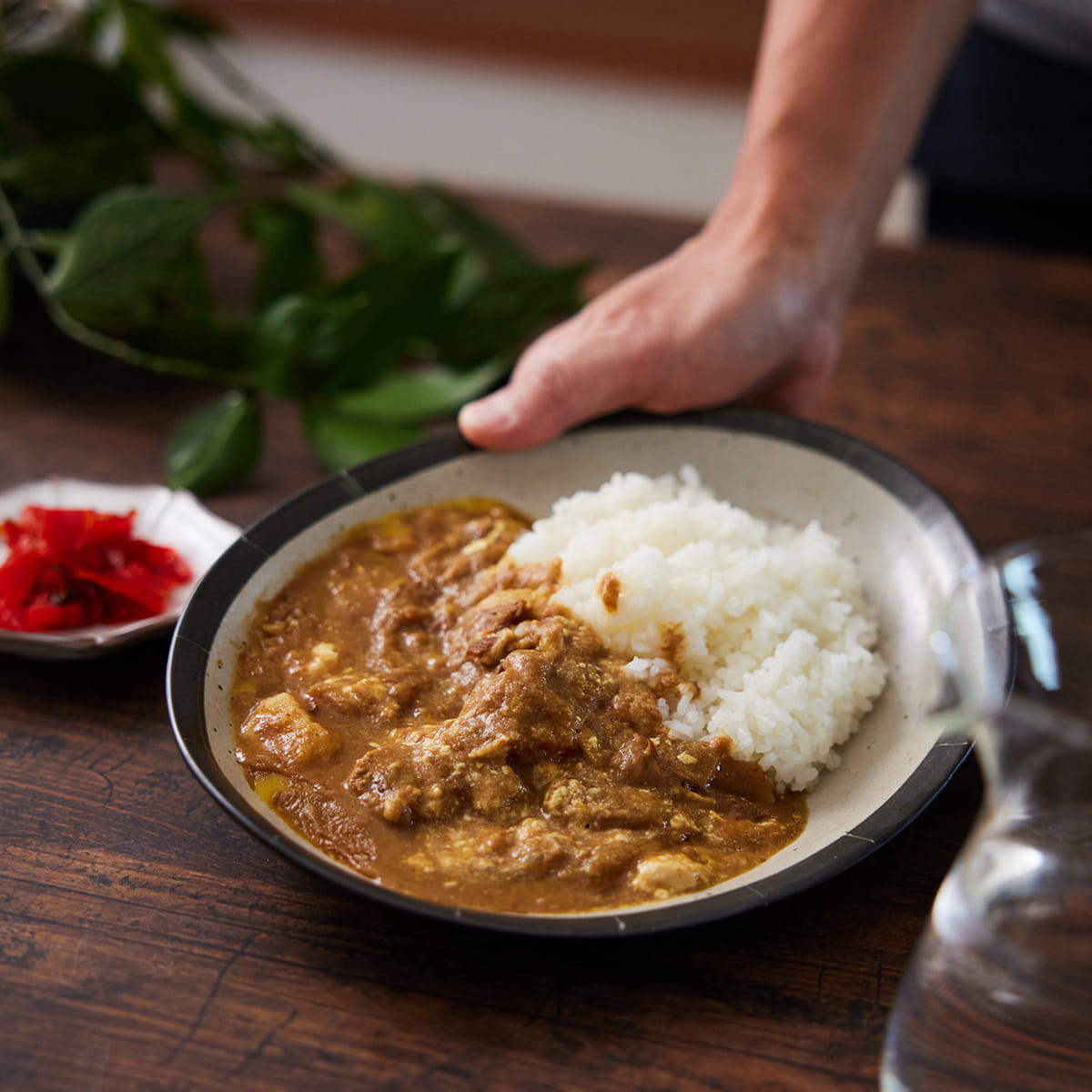 【信楽焼】ここち - KOKOCHI - カレー皿