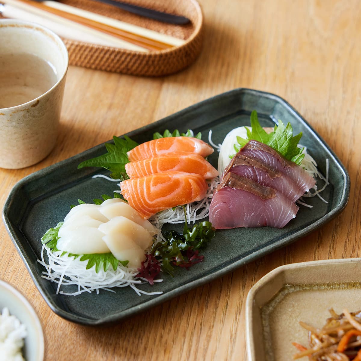 【信楽焼】ここち - KOKOCHI - 8角長方皿