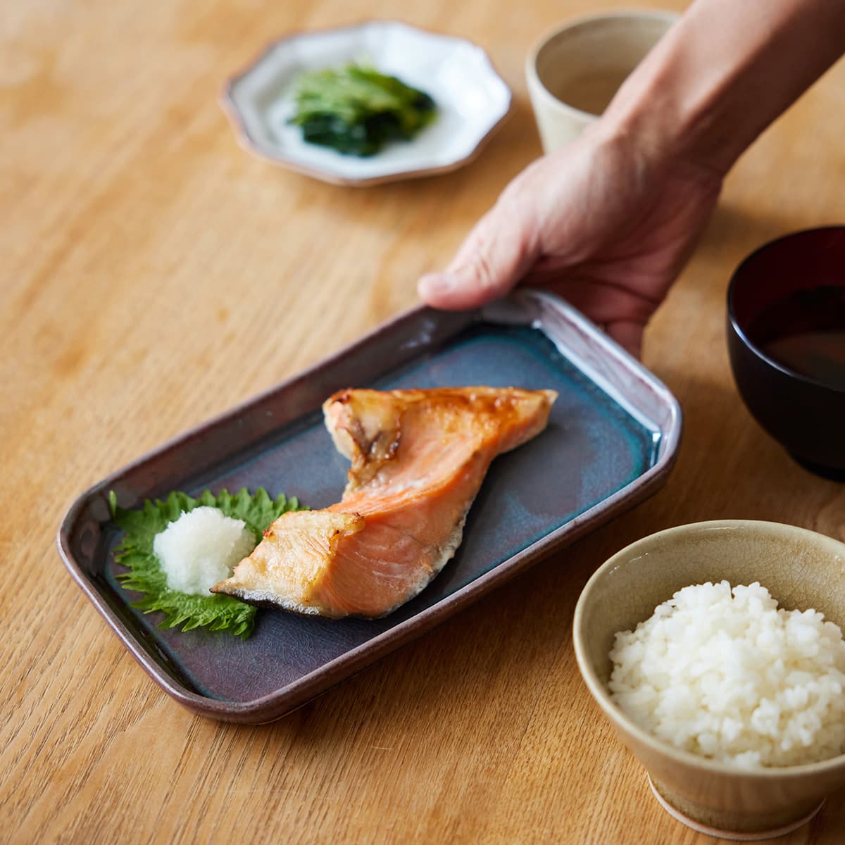 【信楽焼】ここち - KOKOCHI - 8角長方皿