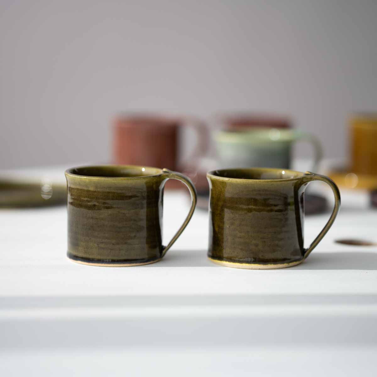 【信楽焼】utsuroi - うつろい - Olive（オリーブ）マグカップ / 