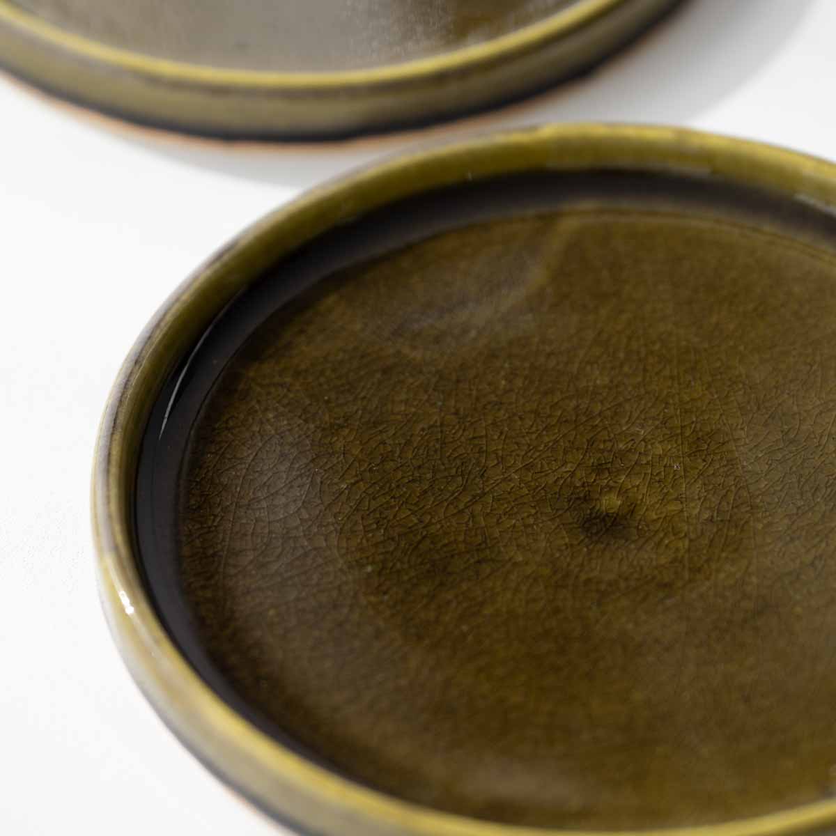 【信楽焼】utsuroi - うつろい - マグ＆切立皿セット Olive（オリーブ）