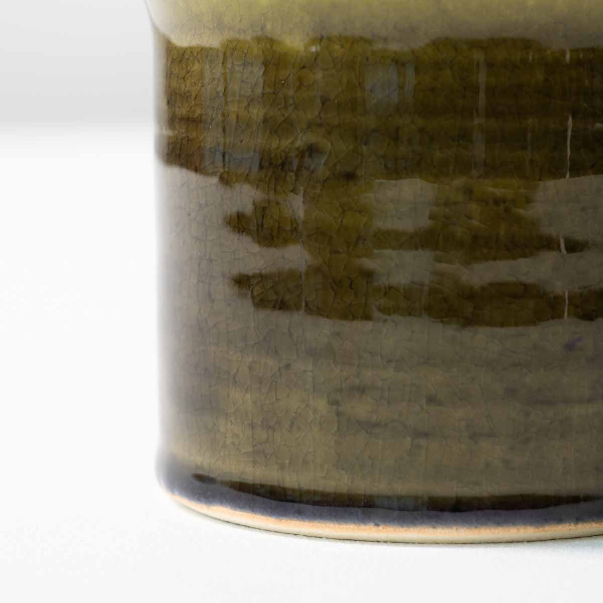 【信楽焼】utsuroi - うつろい - マグ＆切立皿セット Olive（オリーブ）