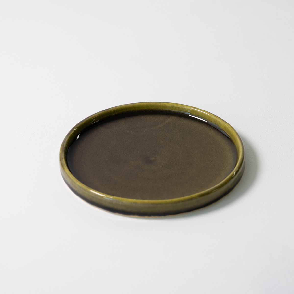 【信楽焼】utsuroi - うつろい - マグ＆切立皿セット Olive（オリーブ）