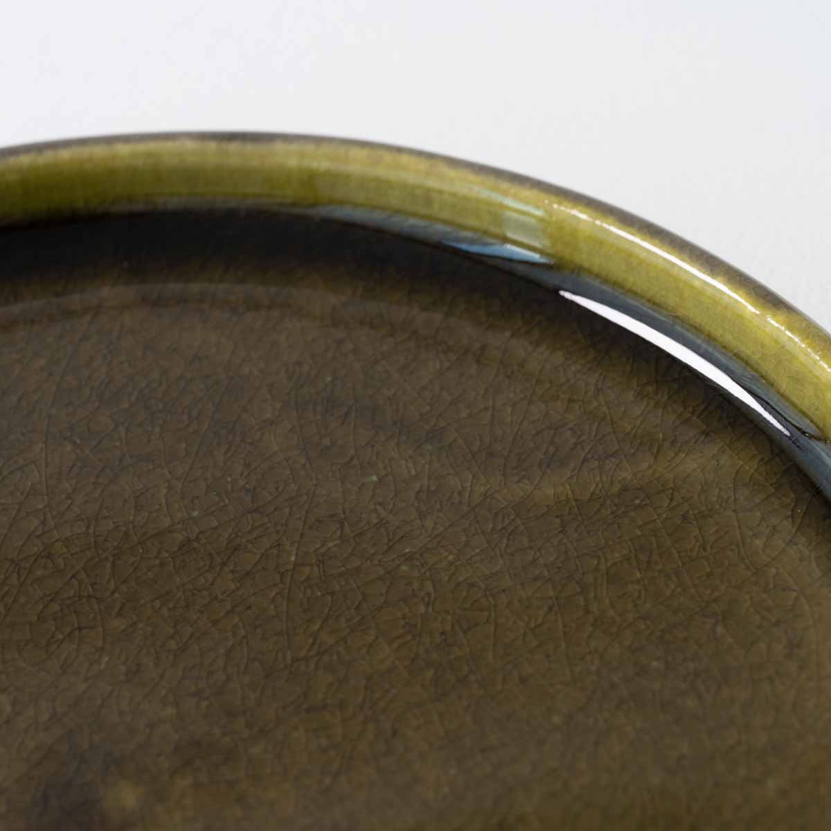 【信楽焼】utsuroi - うつろい - マグ＆切立皿セット Olive（オリーブ）