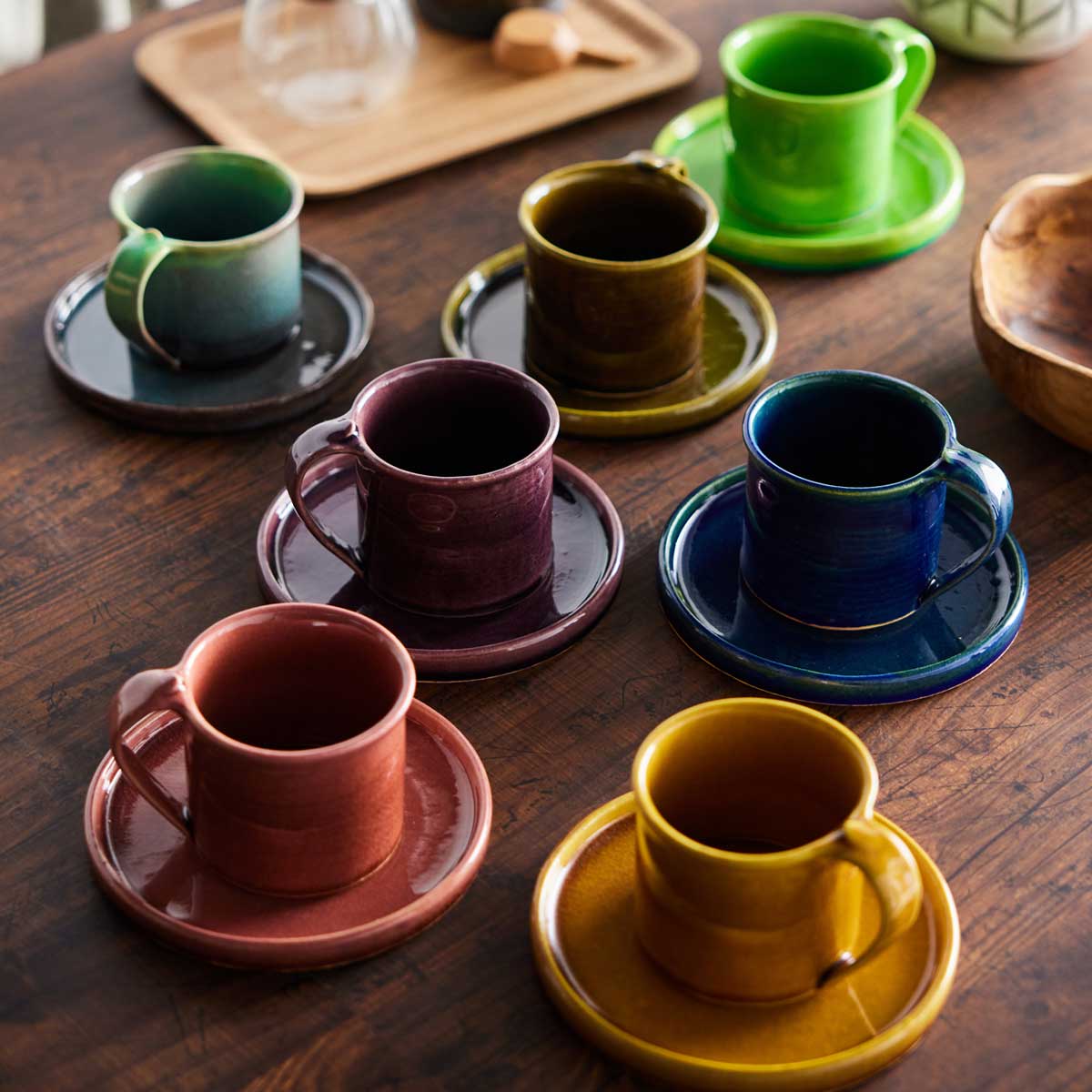 【信楽焼】utsuroi - うつろい - Sprout（スプラウト）マグカップ / 切立皿15.5cm