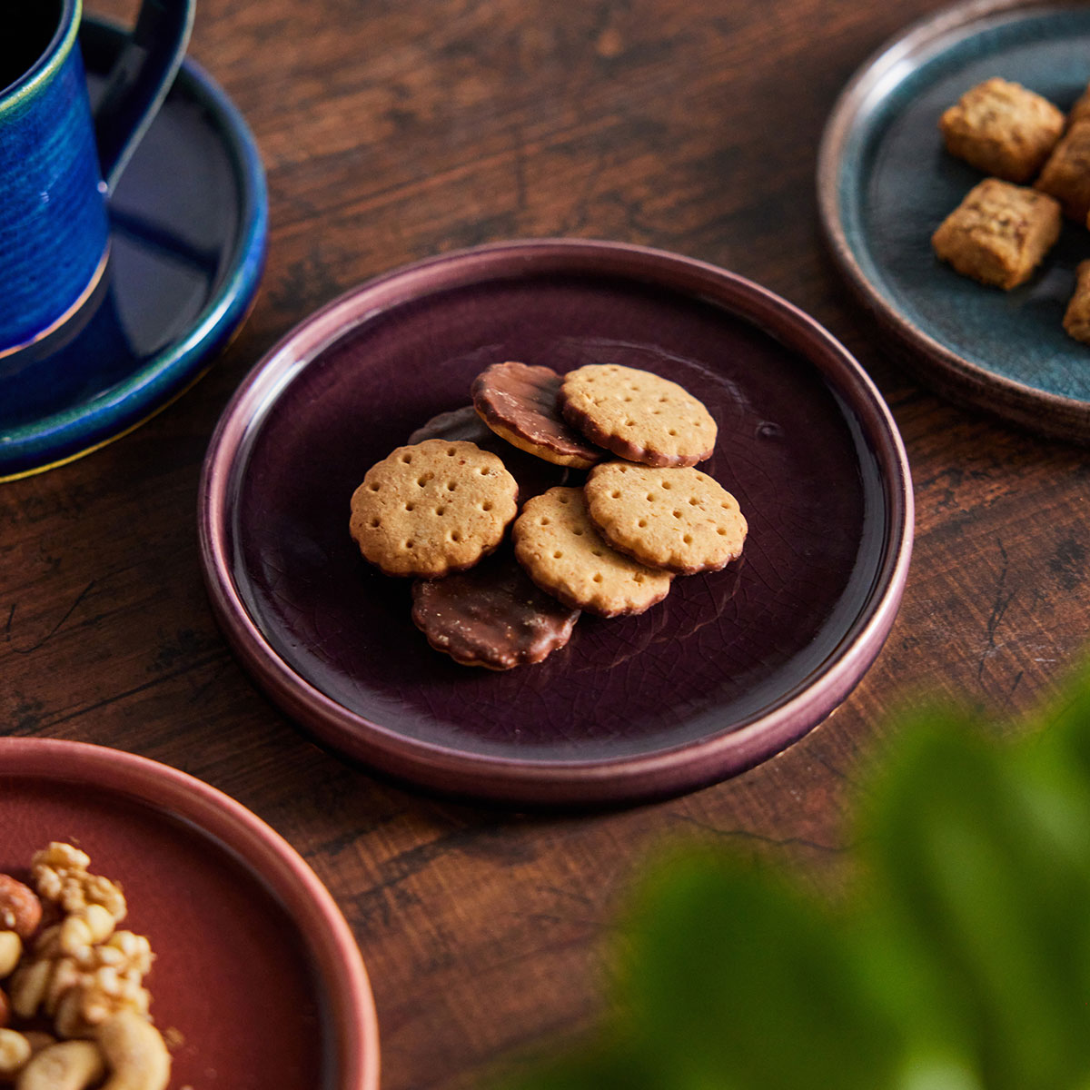 【信楽焼】utsuroi - うつろい - Sprout（スプラウト）切立皿15.5cm