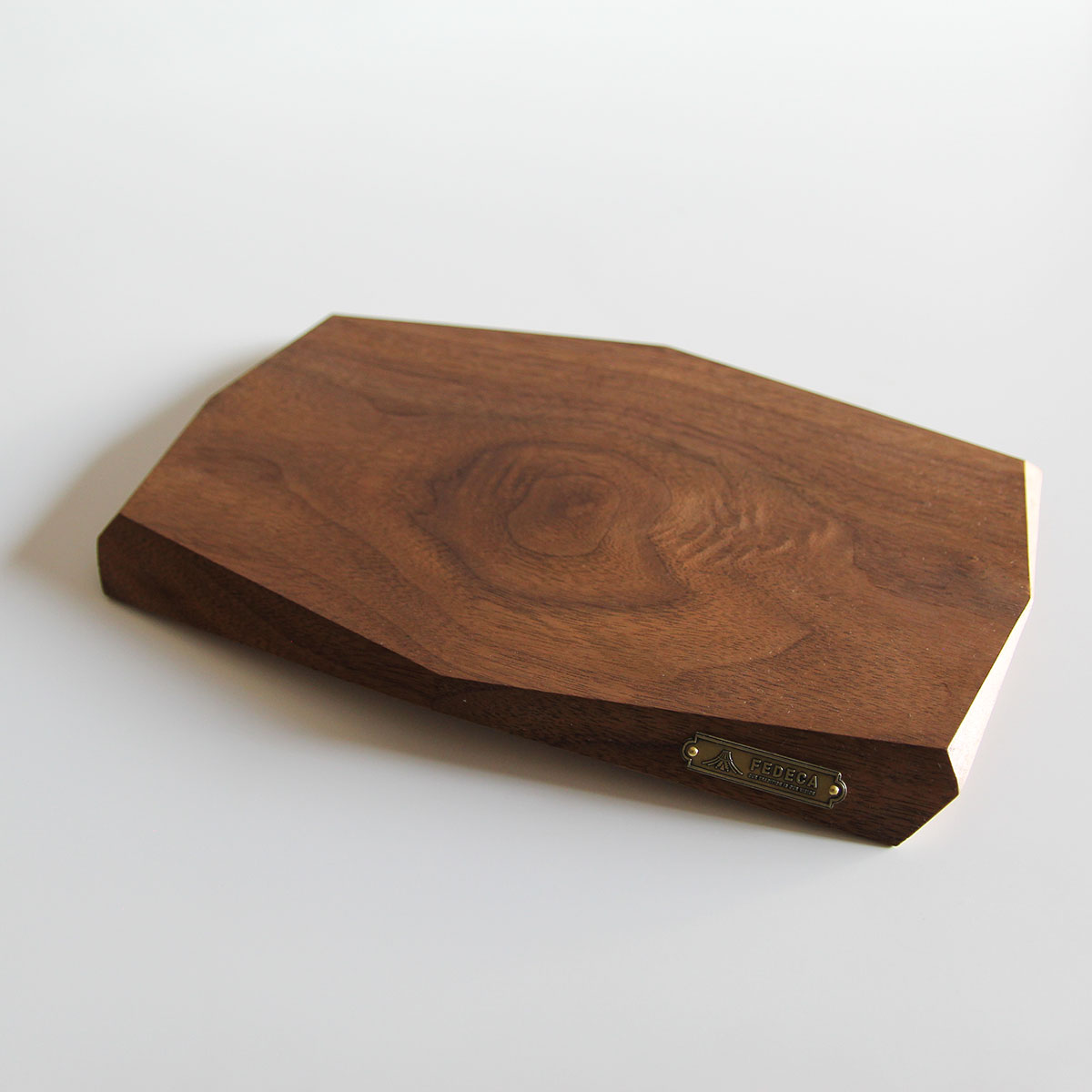 【FEDECA】ファセットカッティングボード ブラックウォルナット
