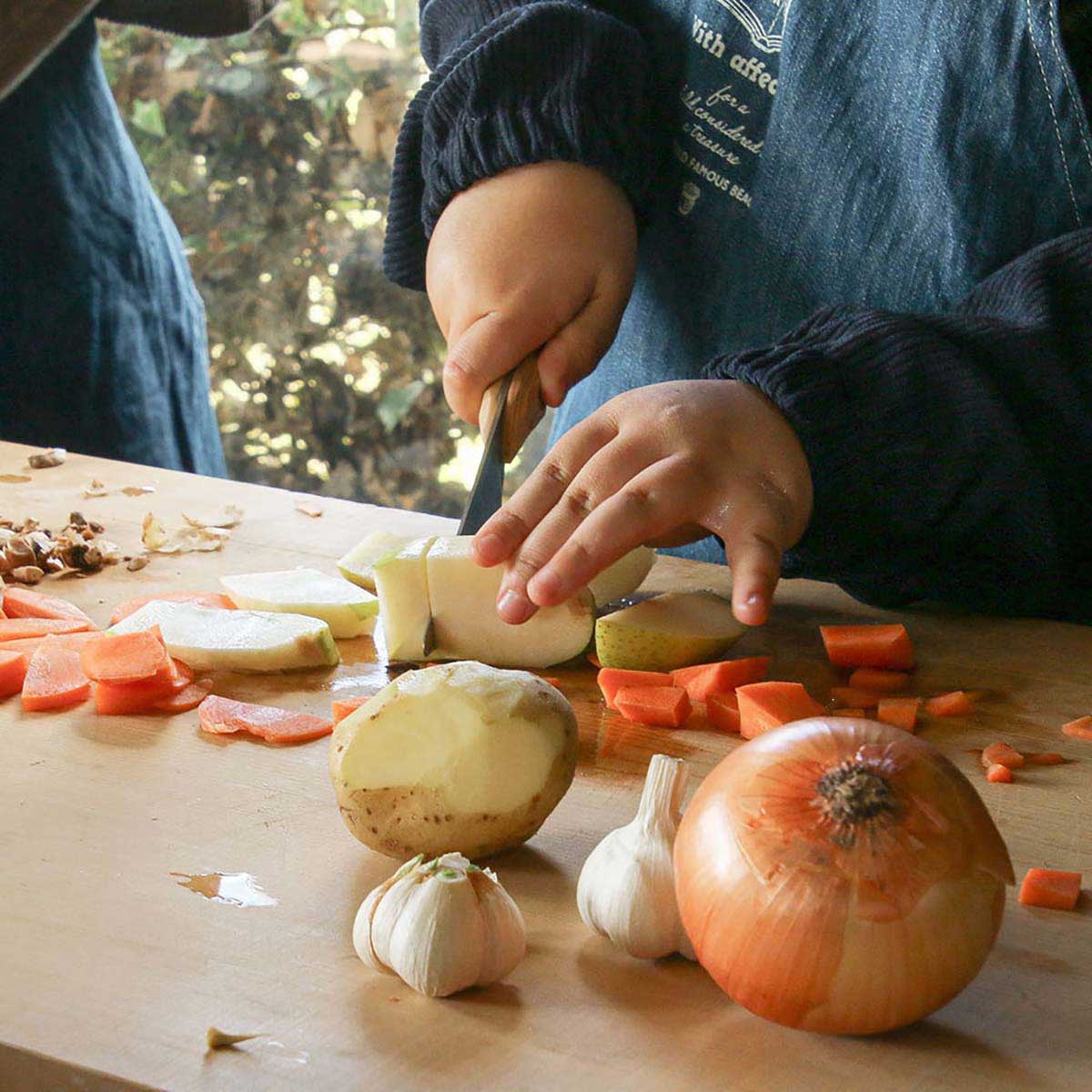 【FEDECA】こども包丁 マルチカラー 10cm