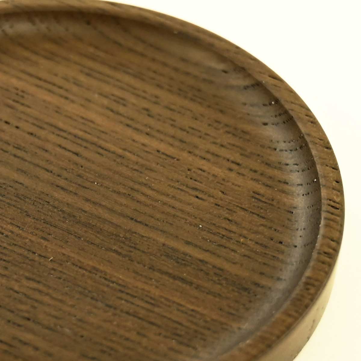【佐藤木材容器】まるコースター 神代けやき Φ9.5cm