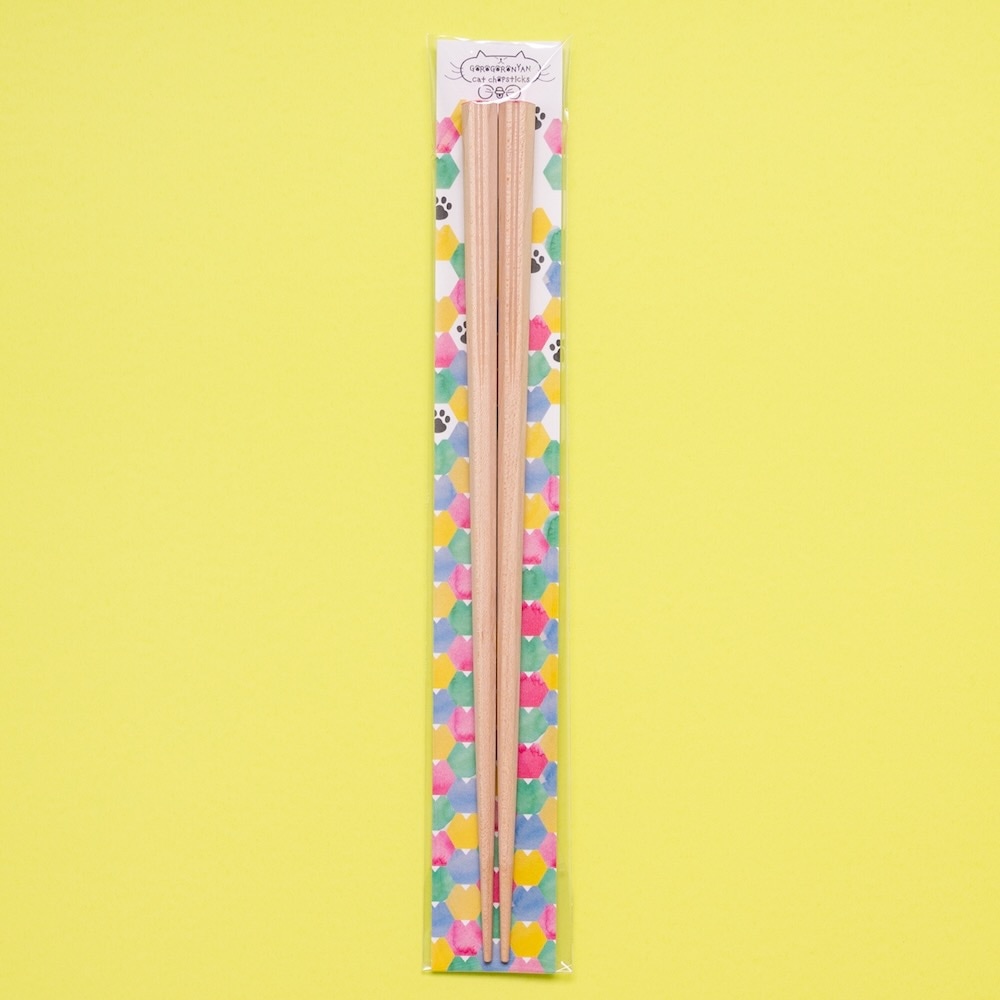 【箸蔵まつかん】GOROGORONYAN cat chopsticks 23cm（6色展開）
