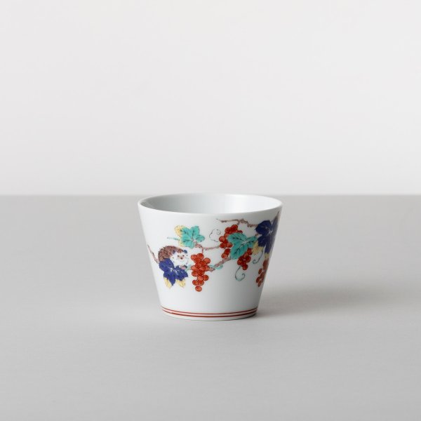 波佐見焼】 BARBAR 蕎麦猪口大事典 色絵 そばちょこ ピグミーヘッジ