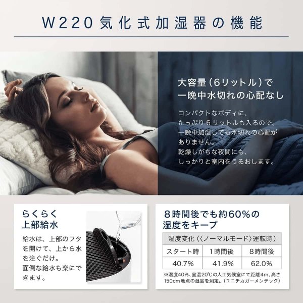 BONECO healthy air 気化式加湿器 W220｜siroca | HESTA LIFE store