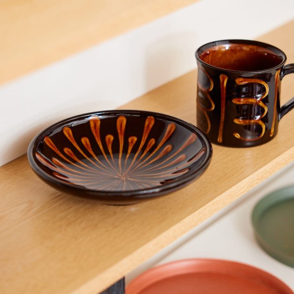 美濃焼】正陶苑 スリップウェア 中深皿 Φ17cm | HESTA LIFE store