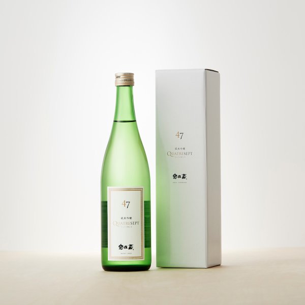 忠臣蔵 純米吟醸 47 QUATRESEPT 720ml｜奥藤酒造 | HESTA LIFE store